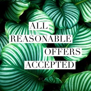 All Reasonable Offers Accepted